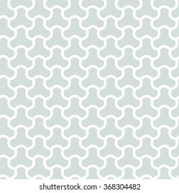 Geometric vector light blue and white ornament. Seamless pattern for wallpapers and backgrounds