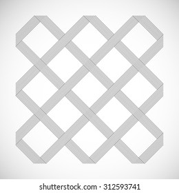 Geometric Vector Line Design, Shapes , Squares . 