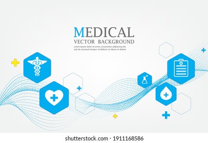 Geometric Vector Medical Wallpaper .smooth Line Pattern