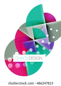 Geometric vector modern abstract background