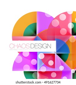 Geometric vector modern abstract background