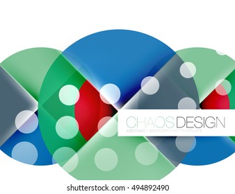 Geometric vector modern abstract background
