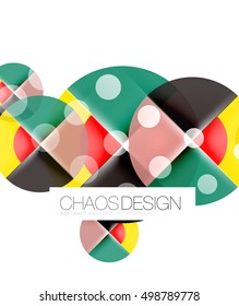 Geometric vector modern abstract background