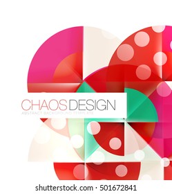 Geometric vector modern abstract background