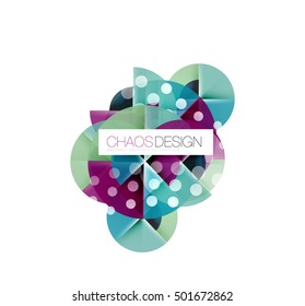 Geometric vector modern abstract background
