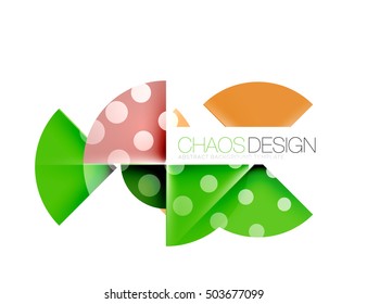 Geometric vector modern abstract background