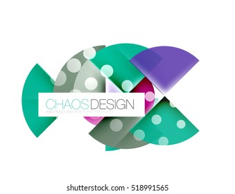 Geometric vector modern abstract background