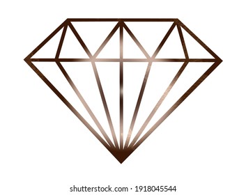 geometric vector with modern diamond gradient