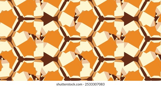 Geometric vector modern tessellation seamless pattern. Perfect for textile, pillow print, fabrics and wallpaper. Eps10. . Vector illustration