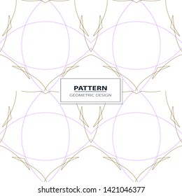 geometric vector ornament seamless pattern