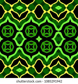 Geometric vector pattern. Abstract texture for print, cloth design, wallpaper, carpet, puzzles, posters or fliers.