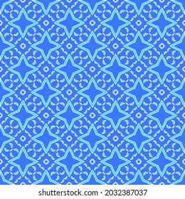 Geometric vector pattern with Aquamarine and blue colors. abstract ornament for wallpapers and backgrounds.