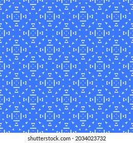 Patrón vectorial geométrico con colores Aquamarina y azul. ornamento abstracto para fondos de escritorio y fondo.