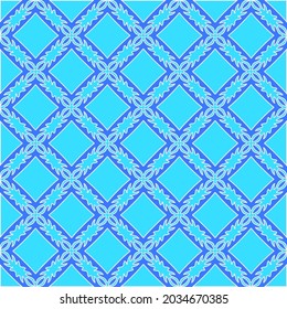 Patrón vectorial geométrico con colores Aquamarina y azul. ornamento abstracto para fondos de escritorio y fondo.
