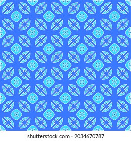 Patrón vectorial geométrico con colores Aquamarina y azul. ornamento abstracto para fondos de escritorio y fondo.