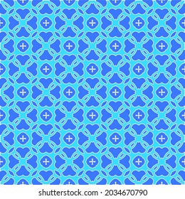 Patrón vectorial geométrico con colores Aquamarina y azul. ornamento abstracto para fondos de escritorio y fondo.