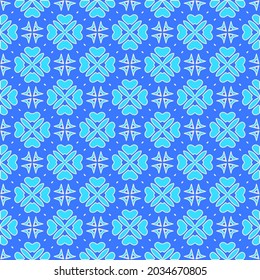 Patrón vectorial geométrico con colores Aquamarina y azul. ornamento abstracto para fondos de escritorio y fondo.