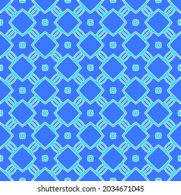 Patrón vectorial geométrico con colores Aquamarina y azul. ornamento abstracto para fondos de escritorio y fondo.