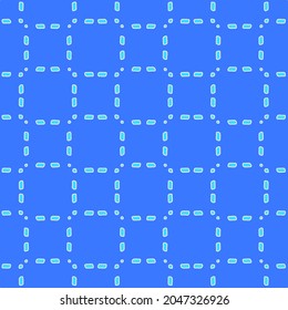 Geometrisches Vektormuster mit Aquamarine und blauen Farben. abstrakter Ornament für Wallpaper und Hintergründe.