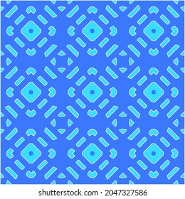 Patrón vectorial geométrico con colores Aquamarina y azul. ornamento abstracto para fondos de escritorio y fondo.