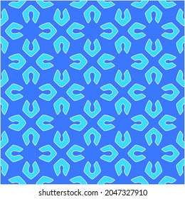 Patrón vectorial geométrico con colores Aquamarina y azul. ornamento abstracto para fondos de escritorio y fondo.