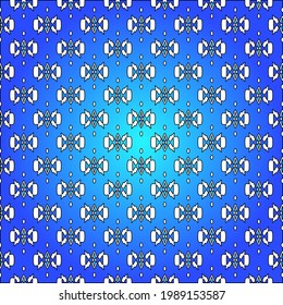 Geometric vector pattern with azure and blue gradient. simple ornament for wallpapers and backgrounds.