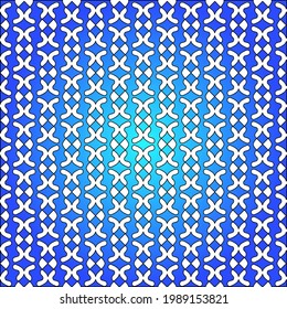 Geometric vector pattern with azure and blue gradient. simple ornament for wallpapers and backgrounds.