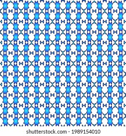 Geometric vector pattern with azure and blue gradient. simple ornament for wallpapers and backgrounds.