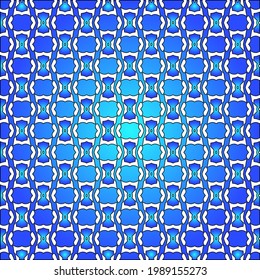 Patrón vectorial geométrico con gradiente azul y azul. decoración sencilla para tapices y fondos.