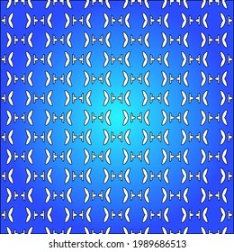 Geometric vector pattern with azure and blue gradient. simple ornament for wallpapers and backgrounds.