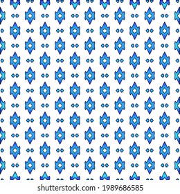 Patrón vectorial geométrico con gradiente azul y azul. decoración sencilla para tapices y fondos.