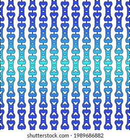 Geometric vector pattern with azure and blue gradient. simple ornament for wallpapers and backgrounds.