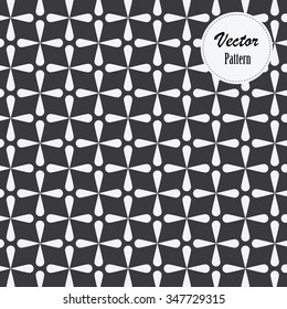 geometric vector pattern background, repeating cross shape 