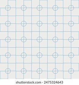 geometric vector pattern, based on squares, triangles, circles