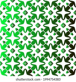 Geometric vector pattern with black and green gradient. simple ornament for wallpapers and backgrounds.
