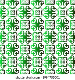 
Geometric vector pattern with black and green gradient. simple ornament for wallpapers and backgrounds.