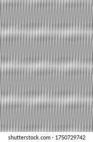 Geometric vector pattern of black zigzag lines inside white background.