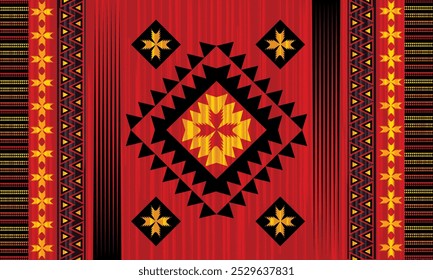 Geometric vector pattern .Boho style.South western style.Design for carpet ,cover , wallpaper ,yoga mat, tapis, tower blanket