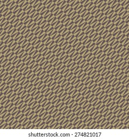 Geometric vector pattern with brown and golden diagonal triangles. Seamless abstract texture for wallpapers and backgrounds