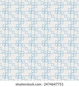 geometric vector pattern, in a collection of triangles, circles, squares