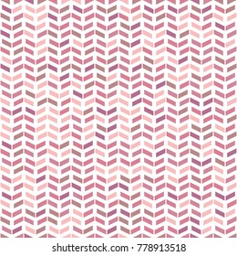 Geometric vector pattern with colored arrows. Geometric modern ornament. Seamless abstract background