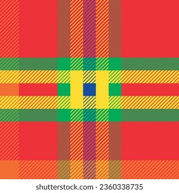 Geometric vector pattern. Colorful plaid plaid pink, blue color for gift paper, textiles. For design, packaging.