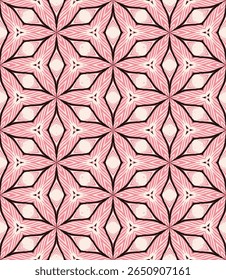 padrão vetorial geométrico, design decorativo sem emenda, padrão abstrato, padrão retro, tecido de moda, design de superfície, padrão vetorial