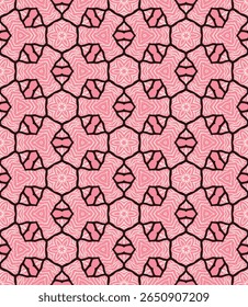 geometric vector pattern, decorative seamless design, abstract pattern, retro pattern, fashion fabric ,surface design, vector pattern