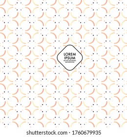 Geometric Vector pattern. Form a a line. Hipster fashion Memphis style.