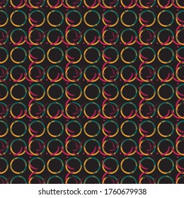 Geometric Vector pattern. Form a a line. Hipster fashion Memphis style.