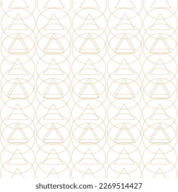 geometric vector pattern in gold color