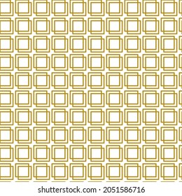 Geometric vector pattern with golden rectangle on white background. Seamless abstract background.