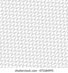 Geometric vector pattern with gray and white triangles. Seamless abstract background