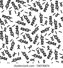 Geometric Vector pattern. Hipster fashion Memphis style.